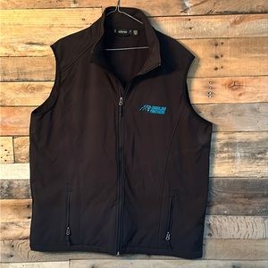 Dunbrooke Carolina Panthers XXL full zip vest